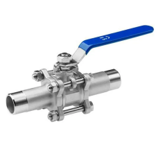 Кран нержавеющий шаровой стальной неполнопроходной муфтовый 12Х18Н10Т ДУ 40 Ру 63