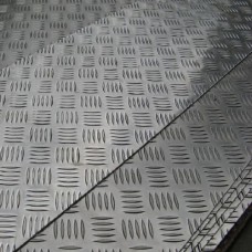 Лист нержавеющий рифленый г/к квинтет 08Х13 5 мм